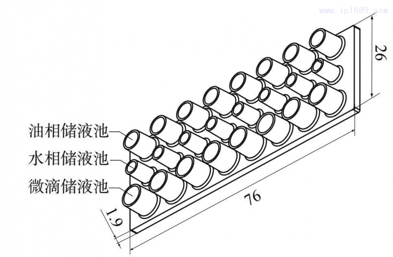 图 1　芯片几何模型示意图