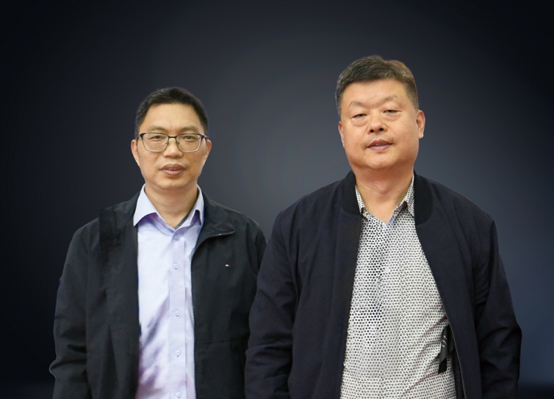 广州市麦多科机械有限公司潘建波（左）